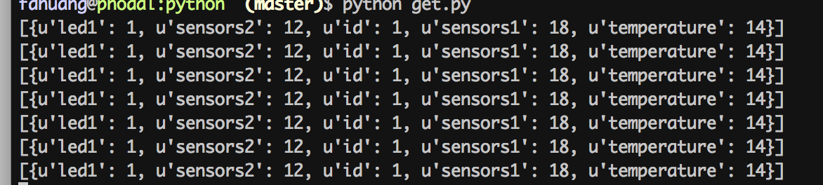 python返回json数据